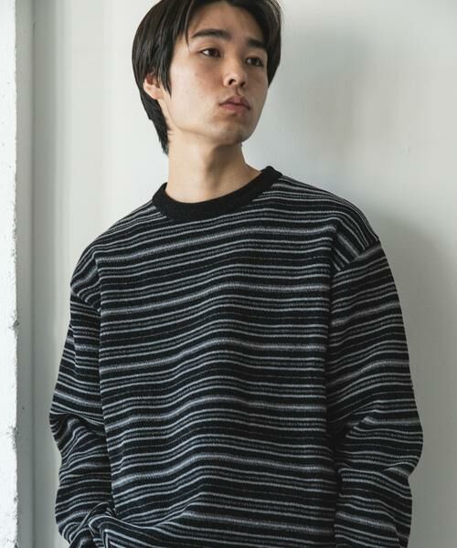 URBAN RESEARCH DOORS / アーバンリサーチ ドアーズ ニット・セーター | モールマルチボーダーニット | 詳細24