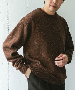 URBAN RESEARCH DOORS / アーバンリサーチ ドアーズ ニット・セーター | ウールブレンドネップクルーネックニット