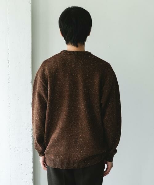URBAN RESEARCH DOORS / アーバンリサーチ ドアーズ ニット・セーター | ウールブレンドネップクルーネックニット | 詳細10