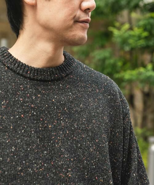 URBAN RESEARCH DOORS / アーバンリサーチ ドアーズ ニット・セーター | ウールブレンドネップクルーネックニット | 詳細20