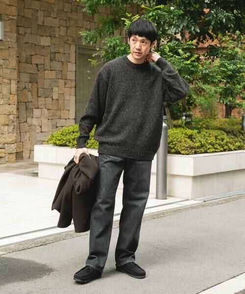 URBAN RESEARCH DOORS / アーバンリサーチ ドアーズ ニット・セーター | ウールブレンドネップクルーネックニット | 詳細22