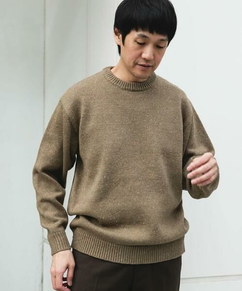 URBAN RESEARCH DOORS / アーバンリサーチ ドアーズ ニット・セーター | ウールブレンドネップクルーネックニット | 詳細26