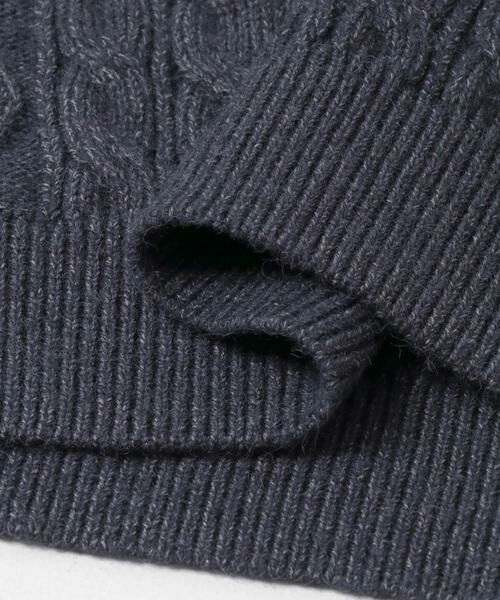 URBAN RESEARCH DOORS / アーバンリサーチ ドアーズ ニット・セーター | アランニットクルーネックプルオーバー | 詳細11