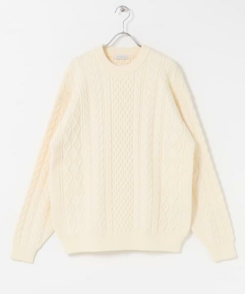 URBAN RESEARCH DOORS / アーバンリサーチ ドアーズ ニット・セーター | アランニットクルーネックプルオーバー | 詳細21