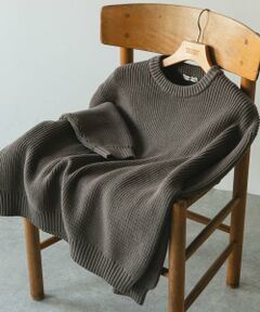 URBAN RESEARCH DOORS / アーバンリサーチ ドアーズ ニット・セーター | 畦ニット クルーネックプルオーバー