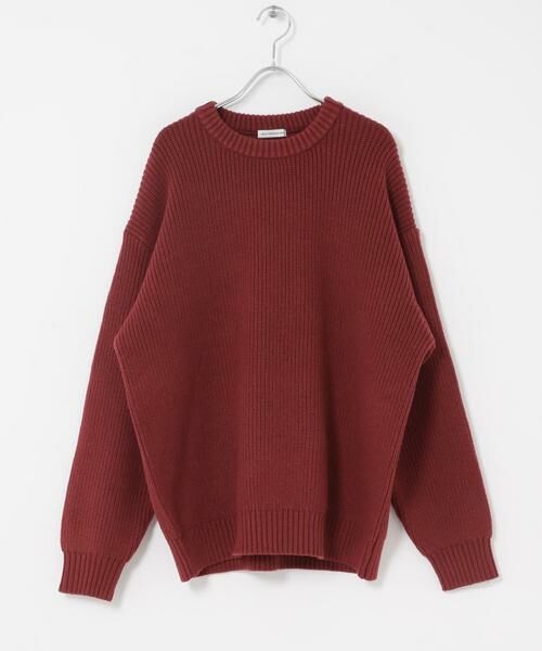 URBAN RESEARCH DOORS / アーバンリサーチ ドアーズ ニット・セーター | 畦ニット クルーネックプルオーバー | 詳細10