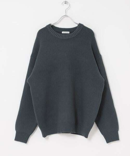 URBAN RESEARCH DOORS / アーバンリサーチ ドアーズ ニット・セーター | 畦ニット クルーネックプルオーバー | 詳細19