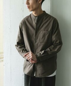 URBAN RESEARCH DOORS / アーバンリサーチ ドアーズ シャツ・ブラウス | 防シワ起毛ネルバンドカラーシャツ