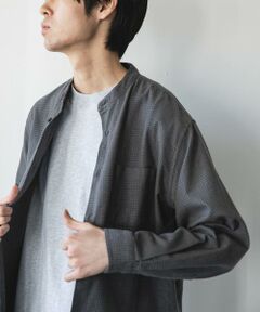 URBAN RESEARCH DOORS / アーバンリサーチ ドアーズ シャツ・ブラウス | 防シワ起毛ネルバンドカラーシャツ