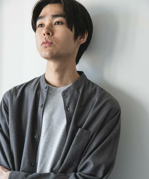 URBAN RESEARCH DOORS / アーバンリサーチ ドアーズ シャツ・ブラウス | 防シワ起毛ネルバンドカラーシャツ | 詳細17