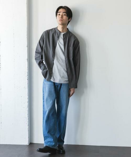 URBAN RESEARCH DOORS / アーバンリサーチ ドアーズ シャツ・ブラウス | 防シワ起毛ネルバンドカラーシャツ | 詳細20