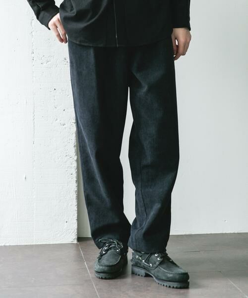 URBAN RESEARCH DOORS / アーバンリサーチ ドアーズ その他パンツ | 『UR TECH』コーデュロイ ボンディングパンツ（ネイビー）