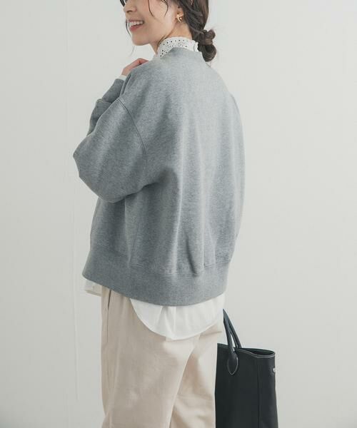 URBAN RESEARCH DOORS / アーバンリサーチ ドアーズ カーディガン・ボレロ | 裏起毛スウェットカーディガン | 詳細4