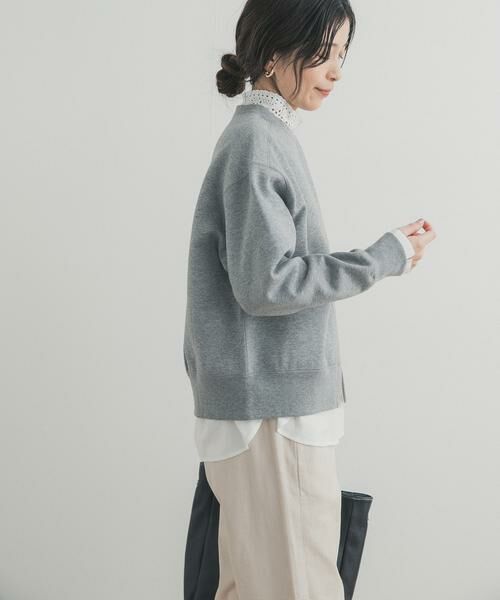 URBAN RESEARCH DOORS / アーバンリサーチ ドアーズ カーディガン・ボレロ | 裏起毛スウェットカーディガン | 詳細6