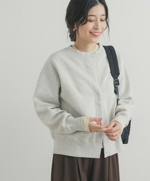 URBAN RESEARCH DOORS / アーバンリサーチ ドアーズ カーディガン・ボレロ | 裏起毛スウェットカーディガン | 詳細20