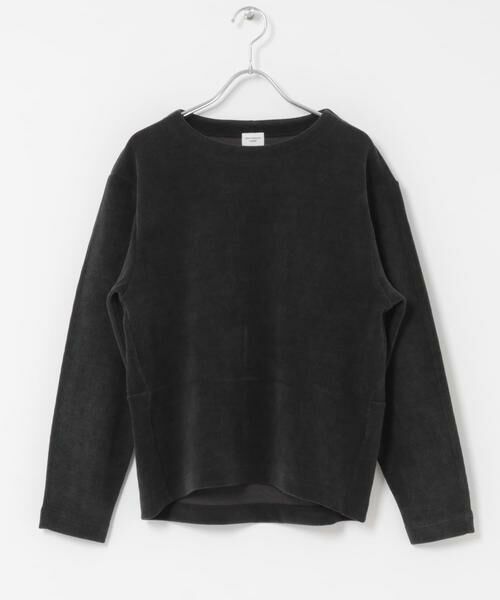 URBAN RESEARCH DOORS / アーバンリサーチ ドアーズ Tシャツ | Wフェイスモールコクーンプルオーバー（ブラック）