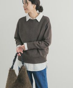 URBAN RESEARCH DOORS / アーバンリサーチ ドアーズ ニット・セーター | Wフェイスボートネックニット