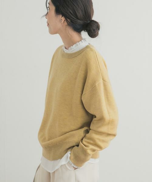 URBAN RESEARCH DOORS / アーバンリサーチ ドアーズ ニット・セーター | Wフェイスボートネックニット | 詳細2