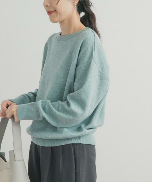 URBAN RESEARCH DOORS / アーバンリサーチ ドアーズ ニット・セーター | Wフェイスボートネックニット | 詳細14