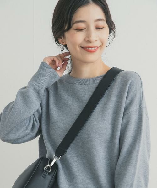 URBAN RESEARCH DOORS / アーバンリサーチ ドアーズ ニット・セーター | Wフェイスボートネックニット | 詳細28