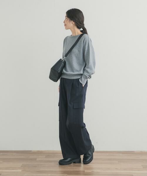 URBAN RESEARCH DOORS / アーバンリサーチ ドアーズ ニット・セーター | Wフェイスボートネックニット | 詳細29