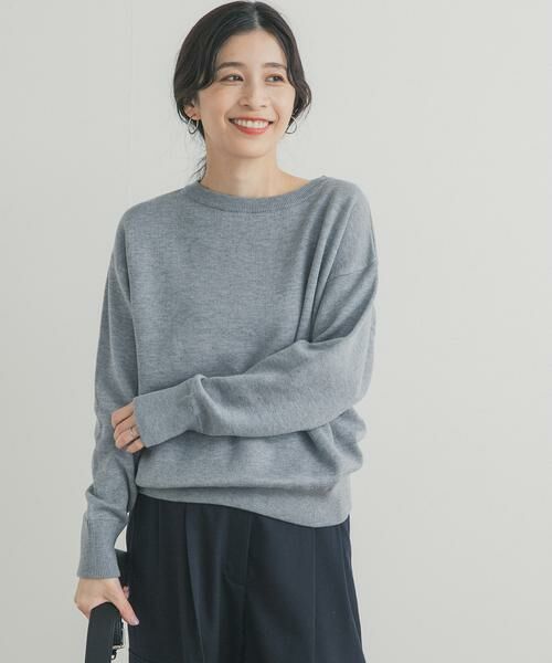 URBAN RESEARCH DOORS / アーバンリサーチ ドアーズ ニット・セーター | Wフェイスボートネックニット | 詳細30