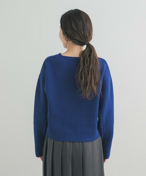 URBAN RESEARCH DOORS / アーバンリサーチ ドアーズ ニット・セーター | ショート丈コンパクトニット | 詳細10