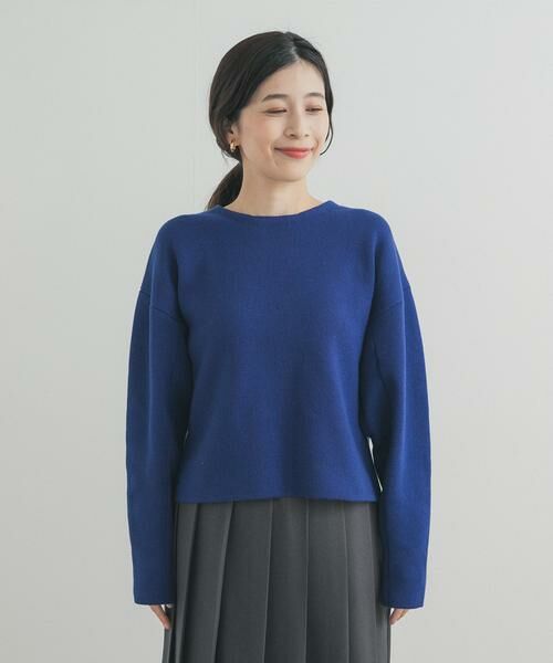 URBAN RESEARCH DOORS / アーバンリサーチ ドアーズ ニット・セーター | ショート丈コンパクトニット | 詳細8