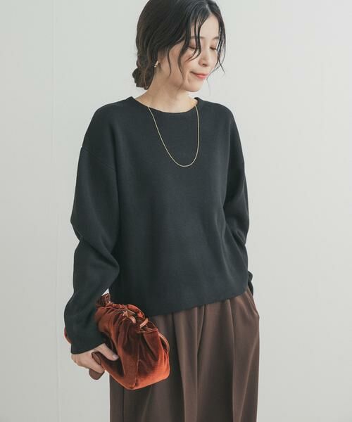 URBAN RESEARCH DOORS / アーバンリサーチ ドアーズ ニット・セーター | ショート丈コンパクトニット | 詳細18