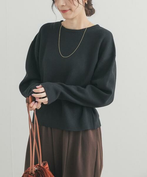 URBAN RESEARCH DOORS / アーバンリサーチ ドアーズ ニット・セーター | ショート丈コンパクトニット | 詳細20