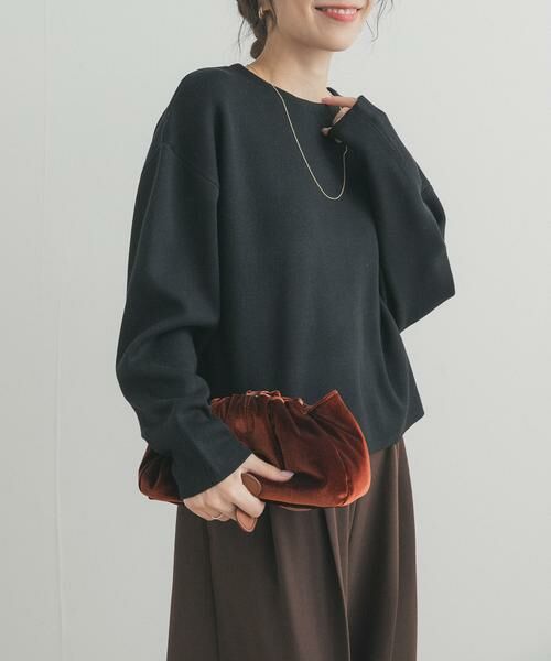 URBAN RESEARCH DOORS / アーバンリサーチ ドアーズ ニット・セーター | ショート丈コンパクトニット | 詳細22