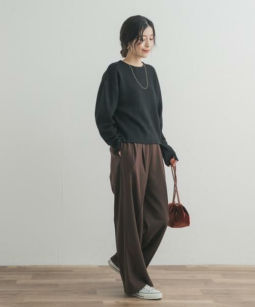 URBAN RESEARCH DOORS / アーバンリサーチ ドアーズ ニット・セーター | ショート丈コンパクトニット | 詳細23