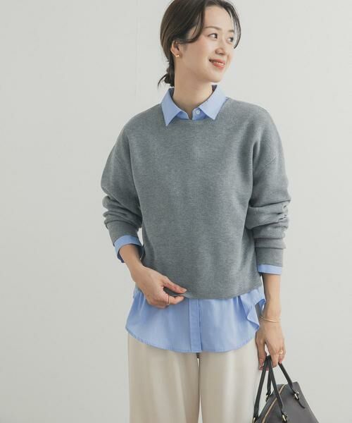URBAN RESEARCH DOORS / アーバンリサーチ ドアーズ ニット・セーター | ショート丈コンパクトニット | 詳細27