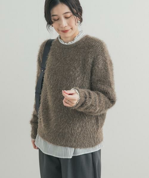 URBAN RESEARCH DOORS / アーバンリサーチ ドアーズ ニット・セーター | シャギーニット | 詳細2