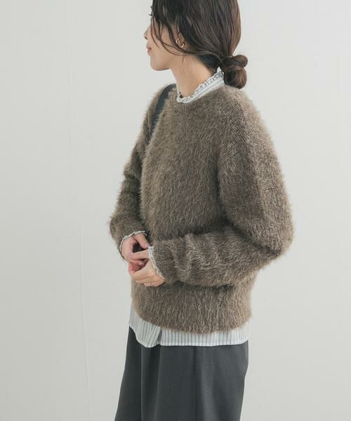 URBAN RESEARCH DOORS / アーバンリサーチ ドアーズ ニット・セーター | シャギーニット | 詳細3