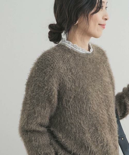 URBAN RESEARCH DOORS / アーバンリサーチ ドアーズ ニット・セーター | シャギーニット | 詳細5