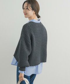 URBAN RESEARCH DOORS / アーバンリサーチ ドアーズ ニット・セーター | ヘリンボーン柄ニットプルオーバー