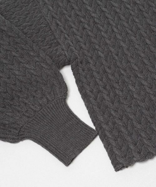 URBAN RESEARCH DOORS / アーバンリサーチ ドアーズ ニット・セーター | ヘリンボーン柄ニットプルオーバー | 詳細10