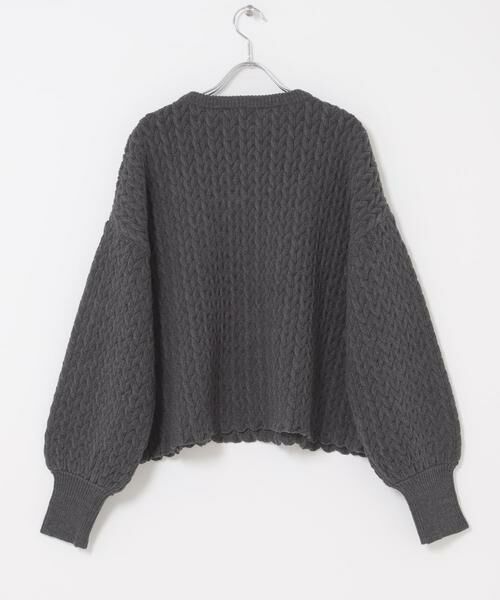 URBAN RESEARCH DOORS / アーバンリサーチ ドアーズ ニット・セーター | ヘリンボーン柄ニットプルオーバー | 詳細11