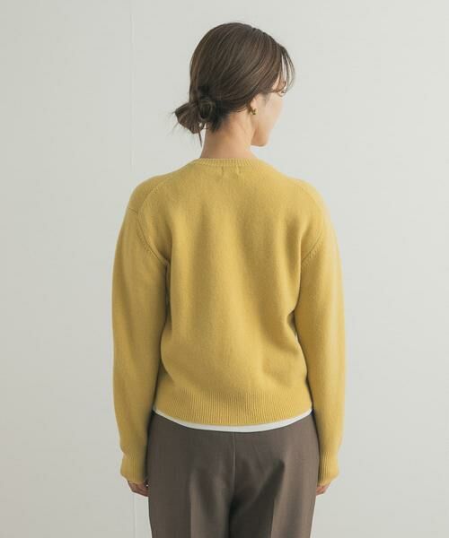 URBAN RESEARCH DOORS / アーバンリサーチ ドアーズ カーディガン・ボレロ | ウールサテン釦コンパクトカーディガン | 詳細10