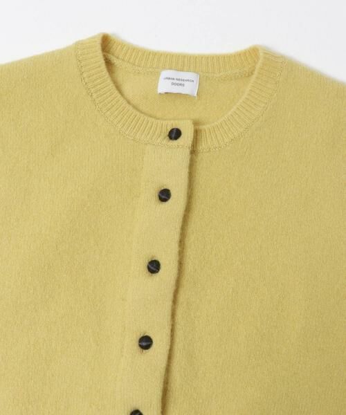 URBAN RESEARCH DOORS / アーバンリサーチ ドアーズ カーディガン・ボレロ | ウールサテン釦コンパクトカーディガン | 詳細12