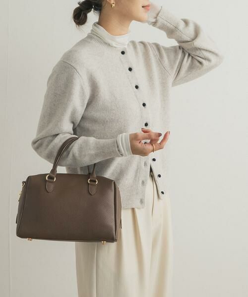 URBAN RESEARCH DOORS / アーバンリサーチ ドアーズ カーディガン・ボレロ | ウールサテン釦コンパクトカーディガン | 詳細14