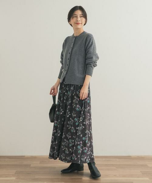 URBAN RESEARCH DOORS / アーバンリサーチ ドアーズ カーディガン・ボレロ | ウールサテン釦コンパクトカーディガン | 詳細27