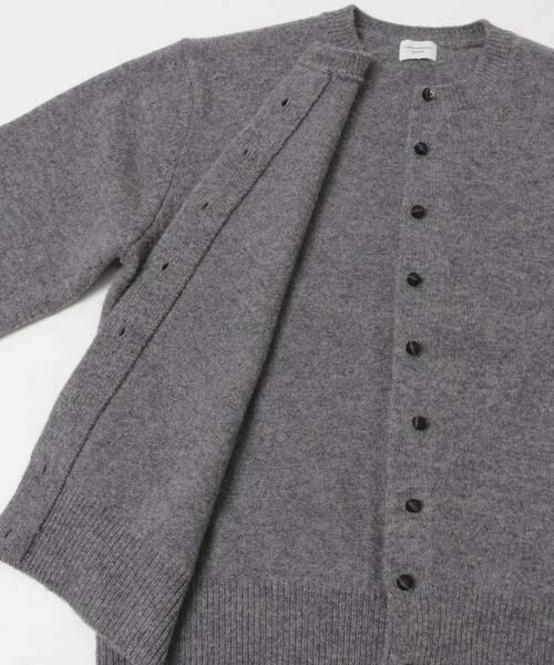 URBAN RESEARCH DOORS / アーバンリサーチ ドアーズ カーディガン・ボレロ | ウールサテン釦コンパクトカーディガン | 詳細29