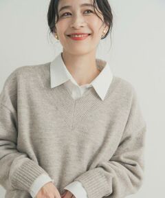 URBAN RESEARCH DOORS / アーバンリサーチ ドアーズ ニット・セーター | VネックKNITプルオーバー