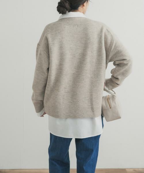 URBAN RESEARCH DOORS / アーバンリサーチ ドアーズ ニット・セーター | VネックKNITプルオーバー | 詳細12