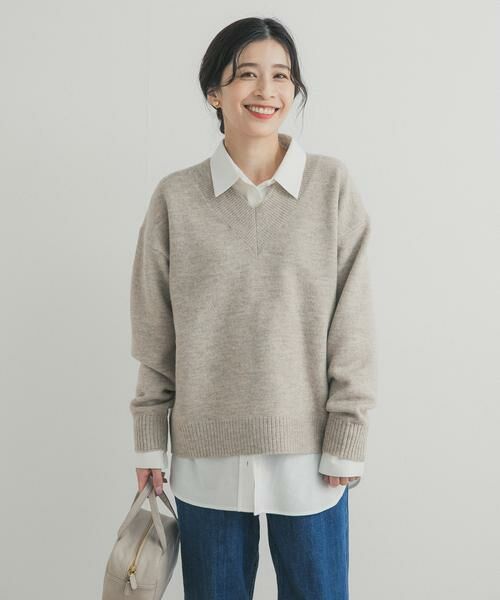 URBAN RESEARCH DOORS / アーバンリサーチ ドアーズ ニット・セーター | VネックKNITプルオーバー | 詳細13