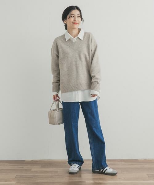 URBAN RESEARCH DOORS / アーバンリサーチ ドアーズ ニット・セーター | VネックKNITプルオーバー | 詳細14