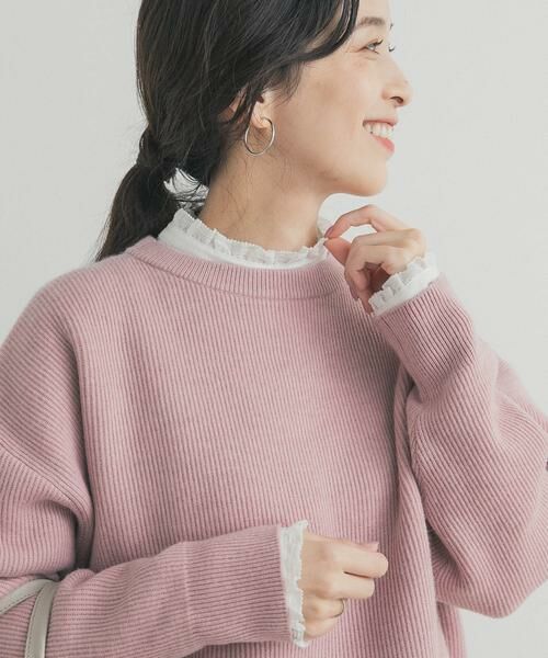 URBAN RESEARCH DOORS / アーバンリサーチ ドアーズ ニット・セーター | 針抜きダブルフェイスニット | 詳細5
