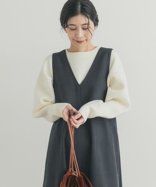 URBAN RESEARCH DOORS / アーバンリサーチ ドアーズ ニット・セーター | 針抜きダブルフェイスニット | 詳細14